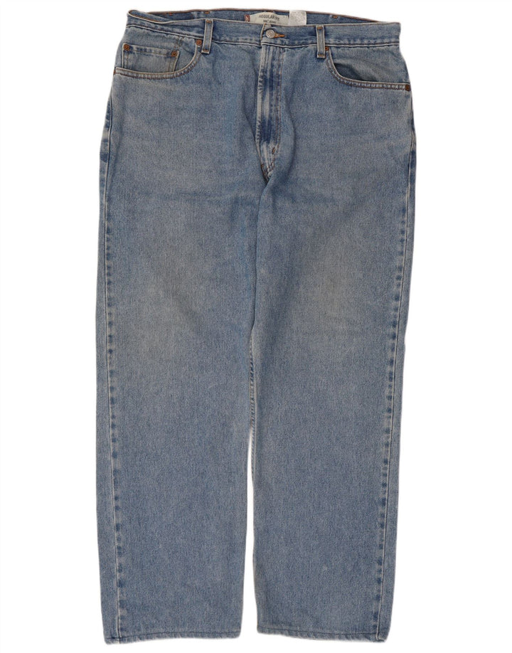 Levi's Vaqueros rectos de corte regular 505 para hombre W40 L32 Algodón azul