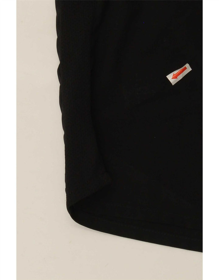 Nike - Pantalones cortos deportivos Dri Fit para mujer, talla 10, poliéster negro pequeño