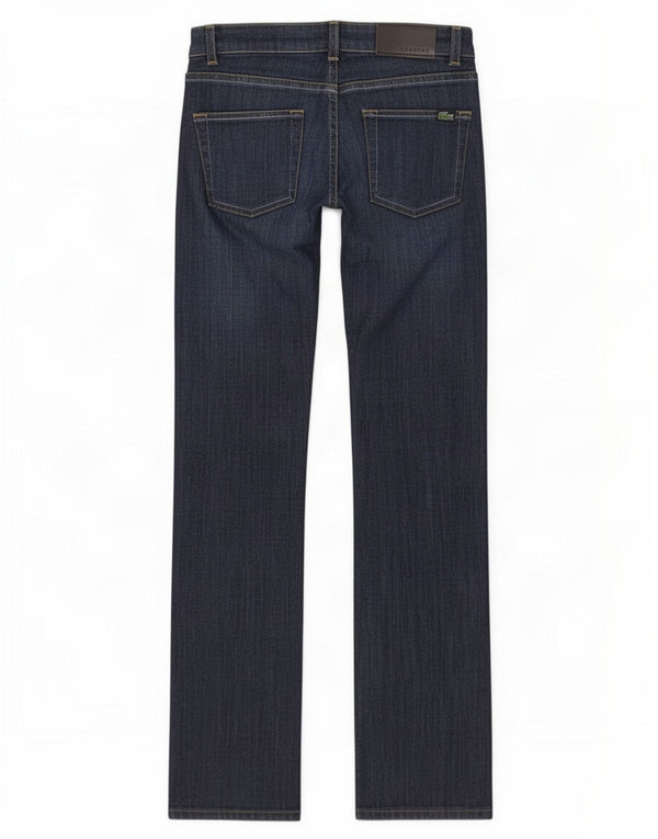 Lacoste Vaqueros Bootcut para Mujer UK 6 XS W26 L32 Algodón Azul Marino