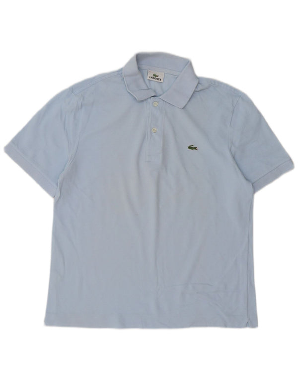 Polo Lacoste para hombre talla 4 algodón azul medio