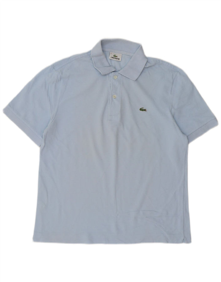 Polo Lacoste para hombre talla 4 algodón azul medio