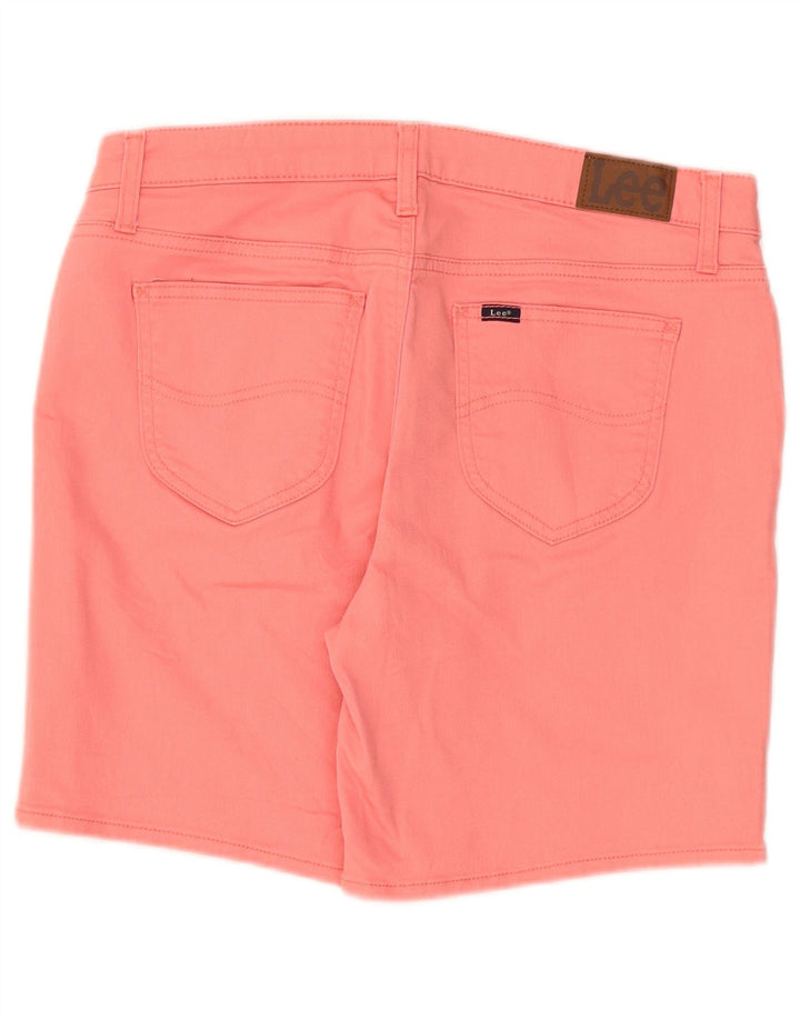 Lee Shorts De Mezclilla De Talle Medio Y Corte Regular para Mujer W34 Grande Rosa