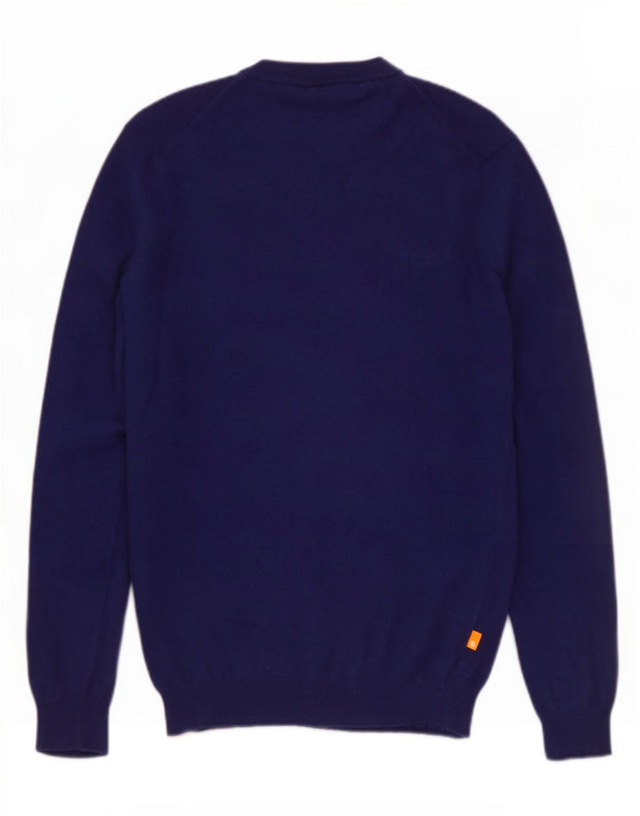 Timberland Jersey De Cuello Redondo Para Hombre De Lana Merino Azul Marino Mediano
