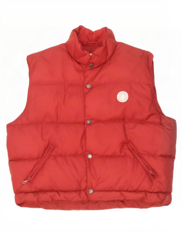 Murphy & Nye Chaleco acolchado para hombre Sailwear UK 42 XL Rojo
