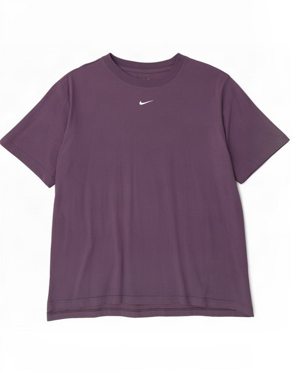 Nike Camiseta holgada para hombre Top de algodón morado medio