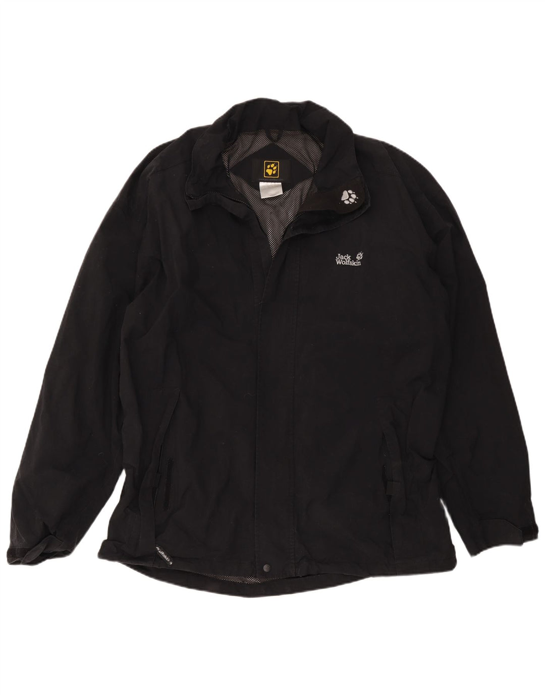 Jack Wolfskin Chaqueta cortavientos para hombre UK 50 3XL Poliamida negra