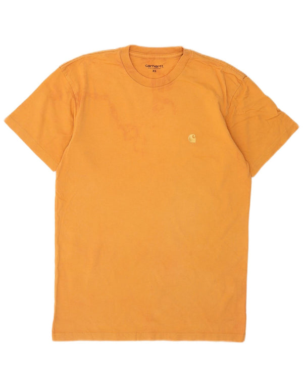 Carhartt Camiseta Hombre Top XS Naranja Algodón