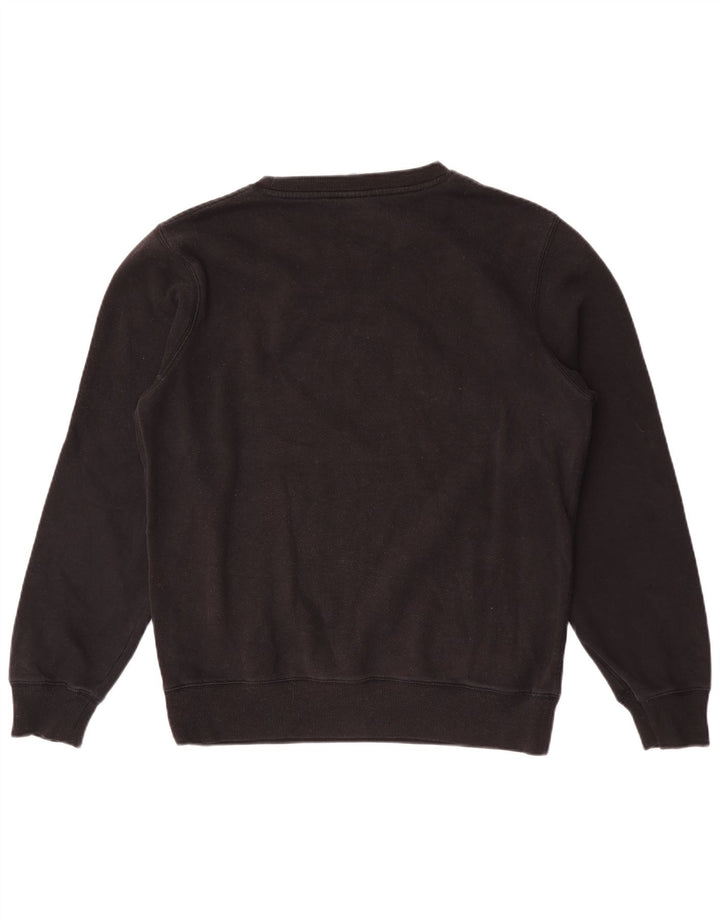 Champion Sudadera Con Estampado Gráfico Jumper De Algodón Negro Mediano