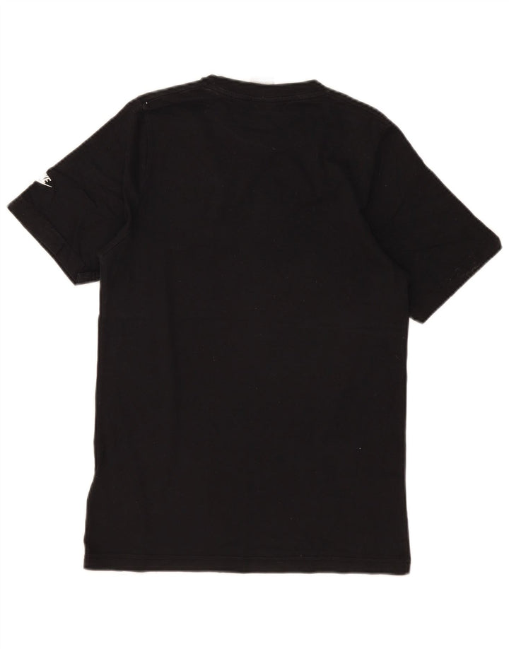 Nike - Camiseta gráfica para hombre, talla pequeña, algodón negro