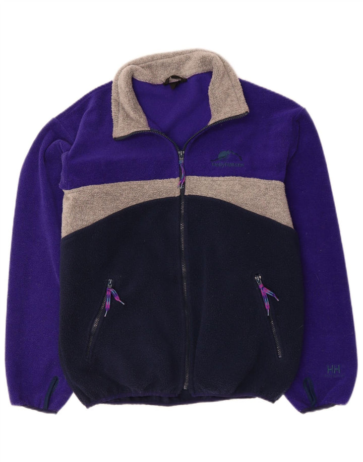 HELLY HANSEN Chaqueta polar para hombre UK 38 Medium Azul marino Colorblock