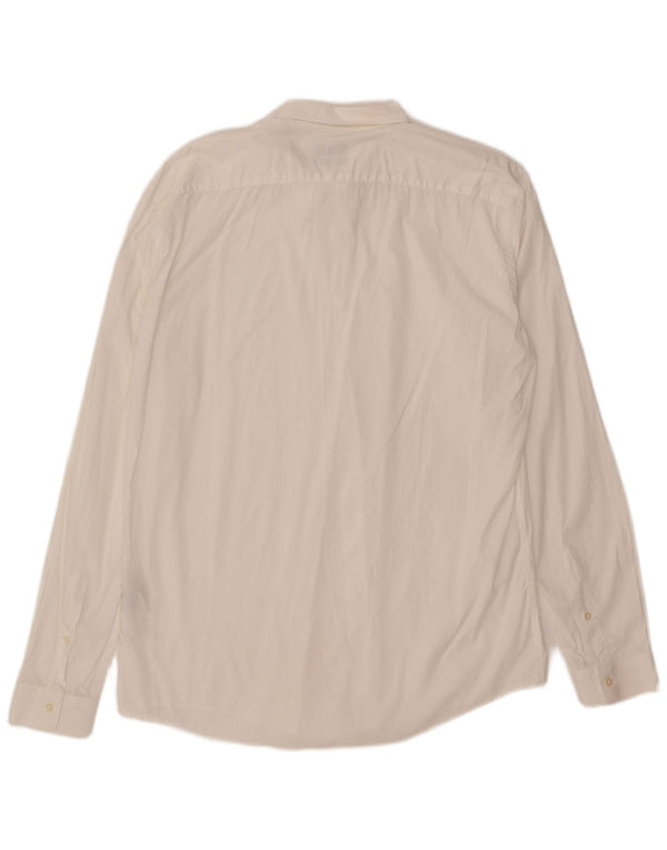 Camisa Liu Jo Slim Fit para hombre Talla 44 XL Algodón blanco