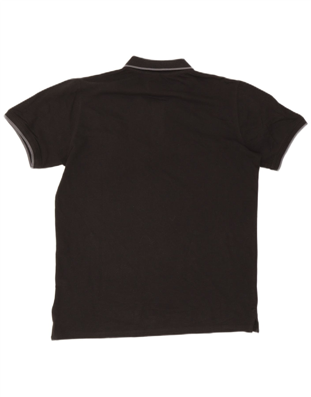 Carrera Polo Regular Hombre XL Algodón Negro