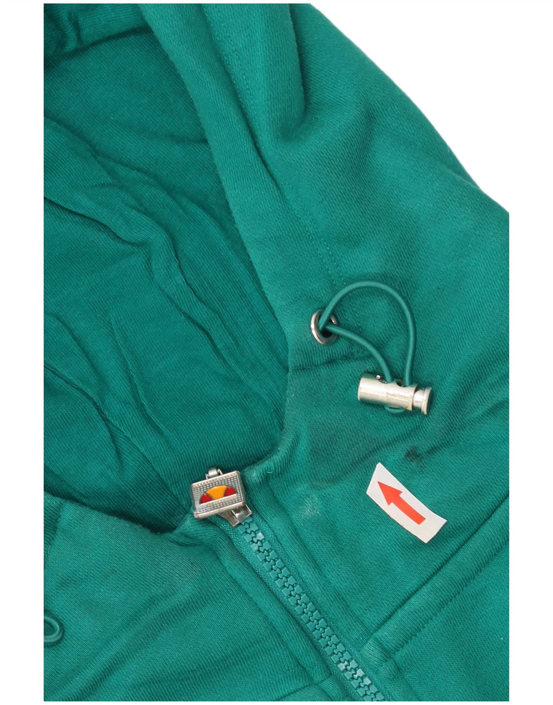 Ellesse Jersey con capucha y gráfico extragrande para mujer Reino Unido 12 Algodón verde medio