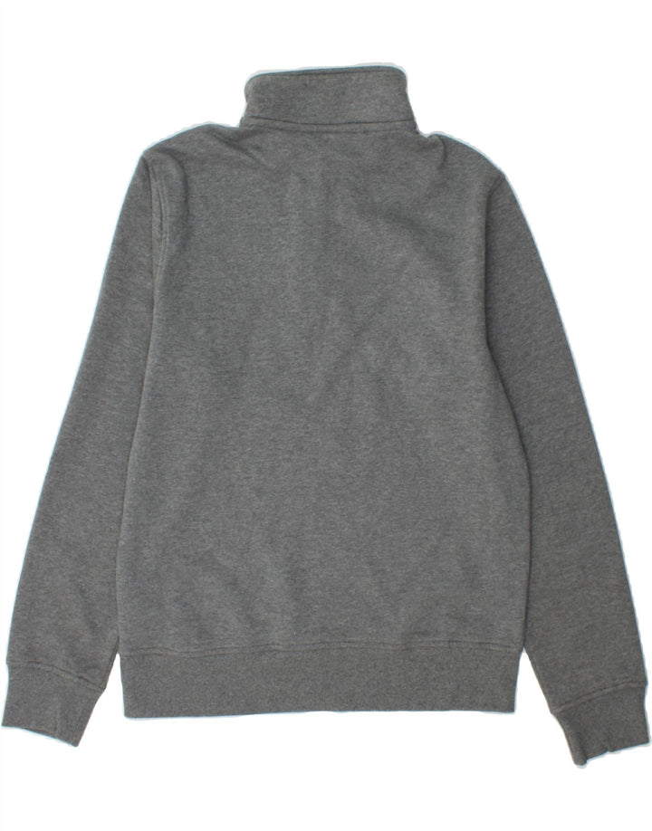MICHAEL KORS Mens Graphic Zip Neck Sweatshirt Jumper Medium Grey Cotton Vintage Michael Kors and Second-Hand Michael Kors from Messina Hembry 