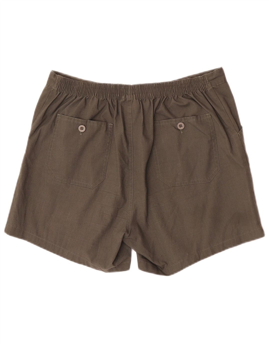 Pantalones cortos casuales para hombre Leader W34 poliéster caqui grande
