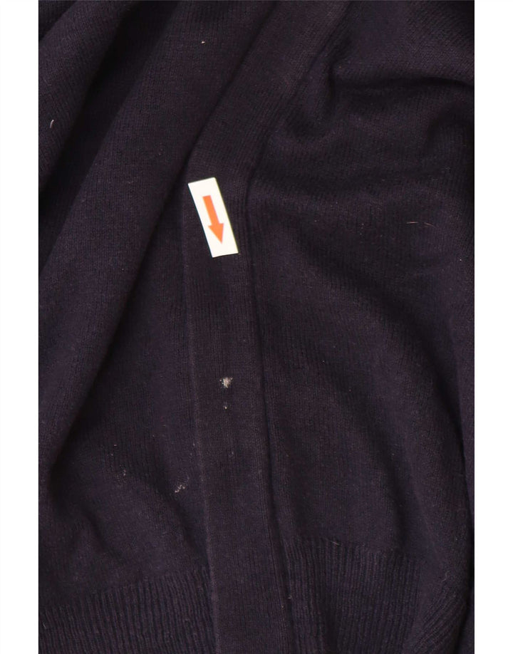 Marks & Spencer Suéter tipo cárdigan para hombre XL Algodón azul marino