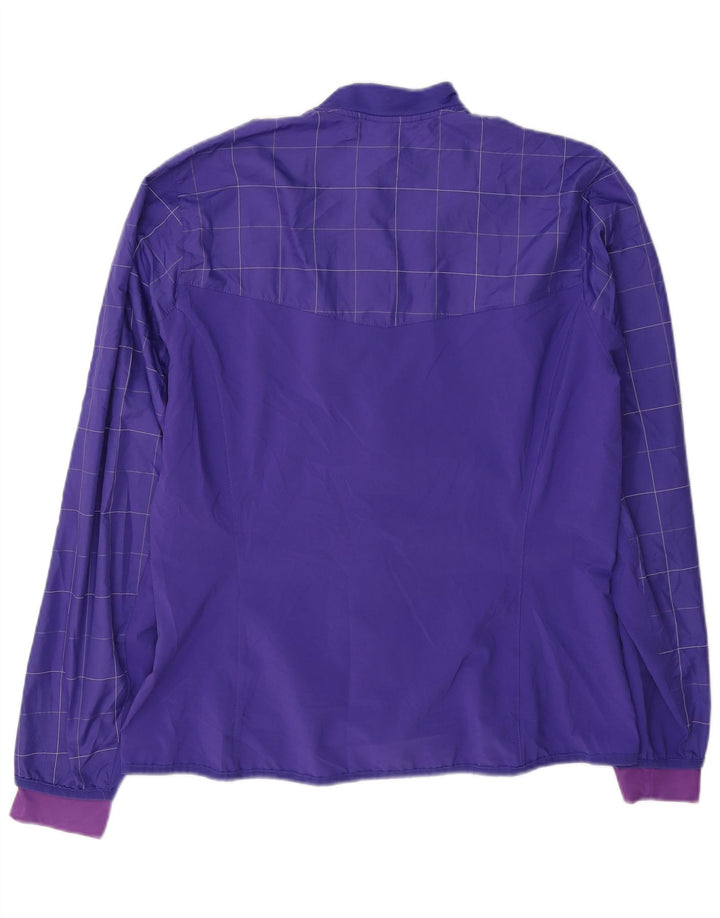 Adidas - Chaqueta de chándal para mujer, talla 40, talla grande, color morado, poliéster