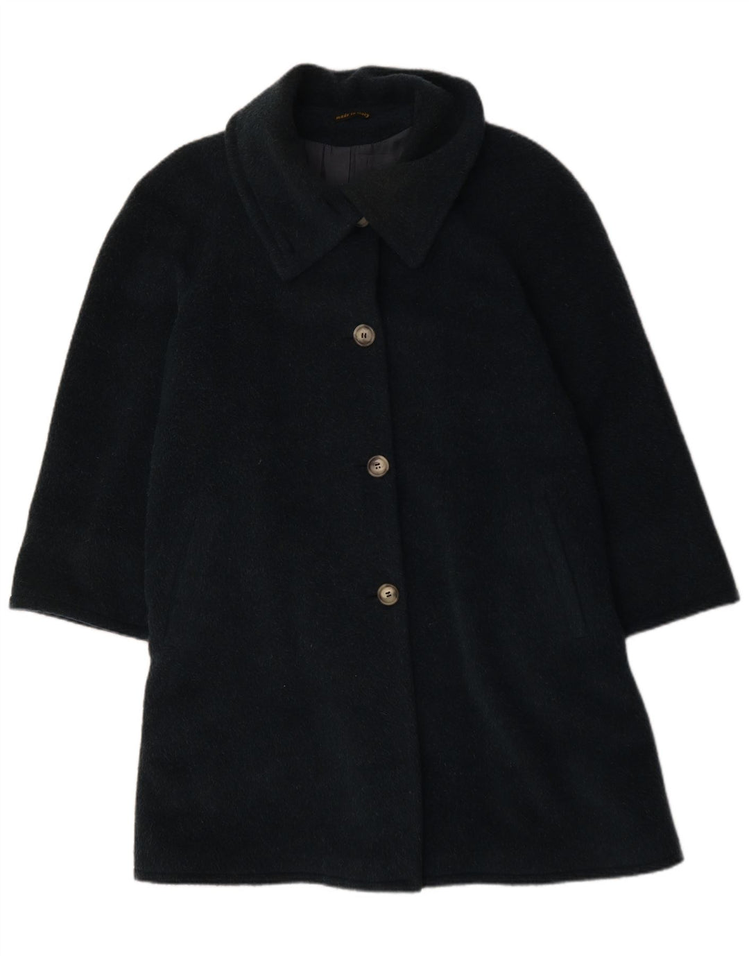 VINTAGE Abrigo de gran tamaño para mujer Reino Unido 14 Verde grande