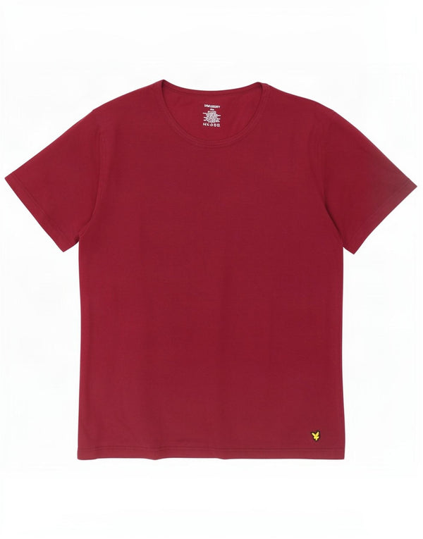 Lyle & Scott Camiseta para Mujer Top UK 20 2XL Granate Algodón