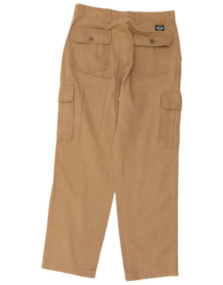 Dockers Pantalones cargo rectos para hombre W31 L30 Algodón marrón