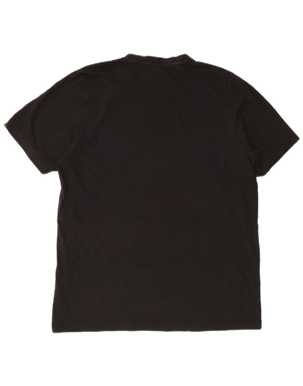 Adidas - Camiseta para hombre, talla grande, algodón negro