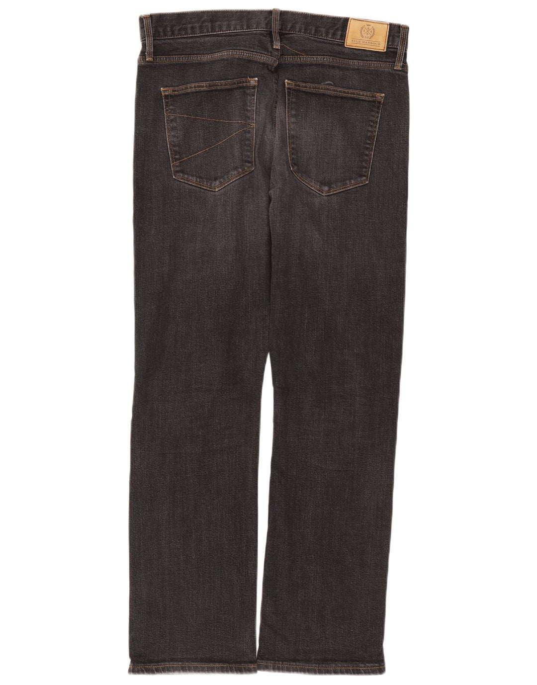 Marks & Spencer Vaqueros rectos azules Harbor para hombre W34 L31 Algodón negro