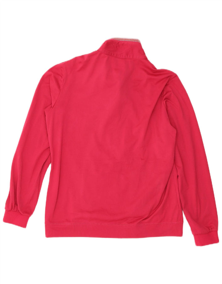 Champion Chaqueta de chándal de ajuste fácil para mujer UK 44 Poliéster rosa grande