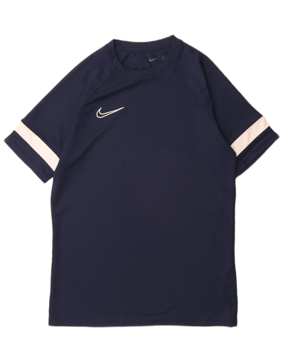 Camiseta Nike Dri Fit para hombre con bloques de color azul marino mediano