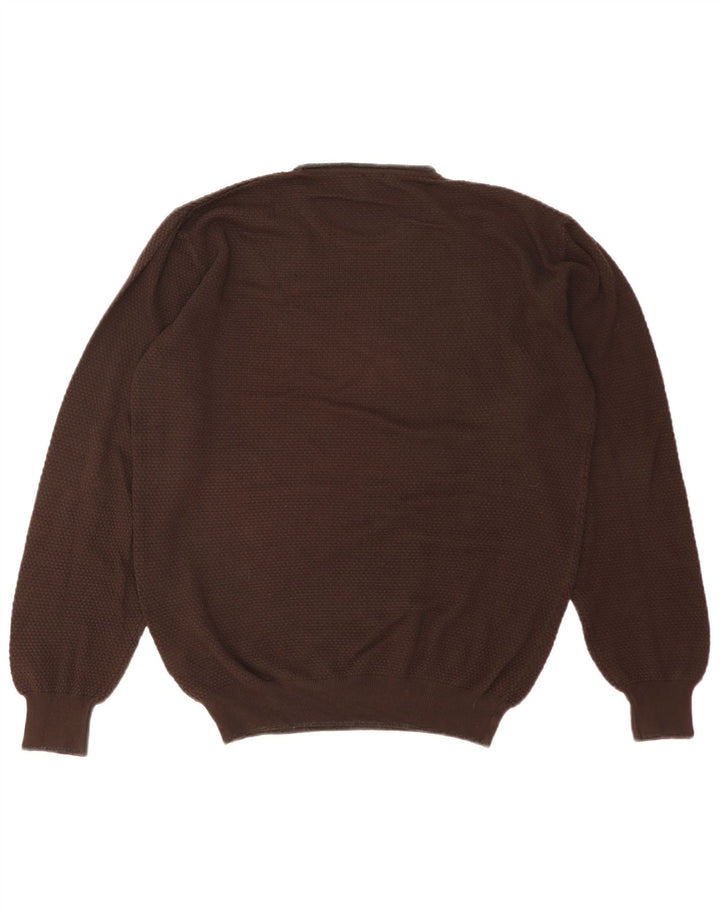 North Sails Jersey De Cuello Redondo Para Hombre Jersey Grande De Algodón Marrón