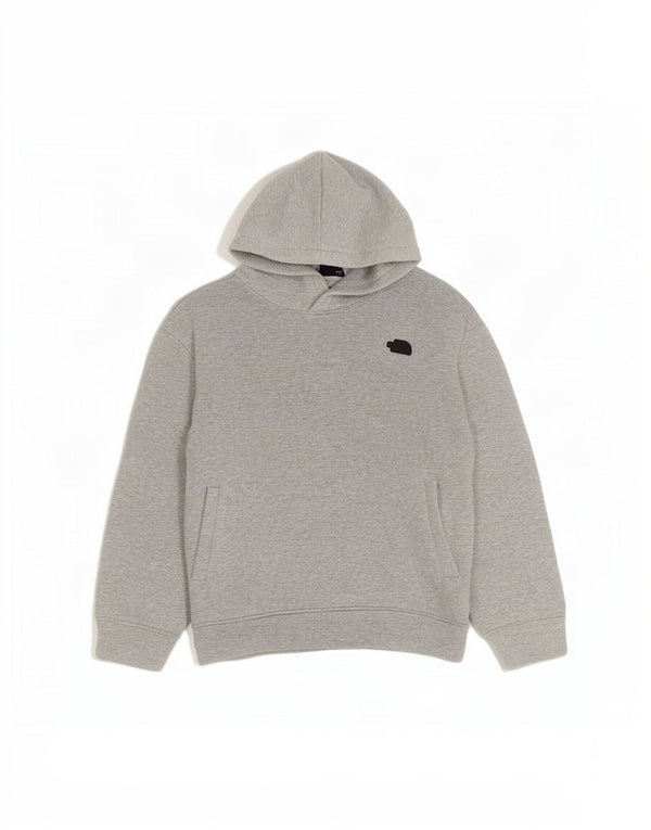 The North Face Jersey con capucha extragrande para hombre, talla 2XL, algodón moteado gris