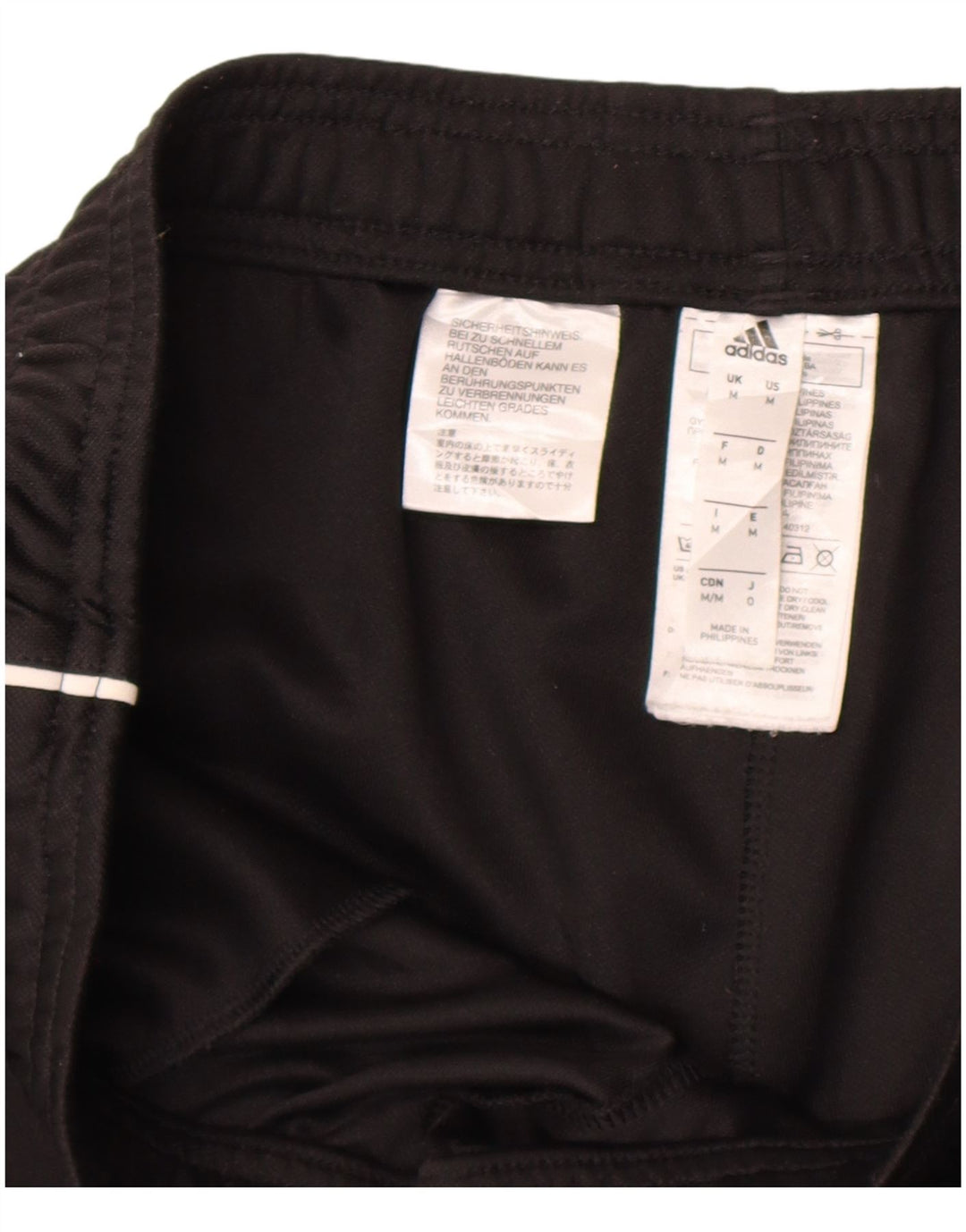 Pantalón De Chándal Adidas Hombre Mediano Negro Poliéster