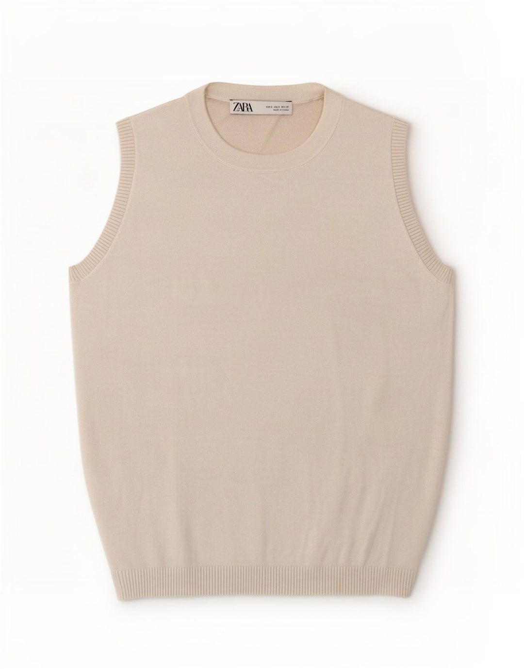 Zara Mujer Chaleco Top Reino Unido 8 Pequeño Blanco