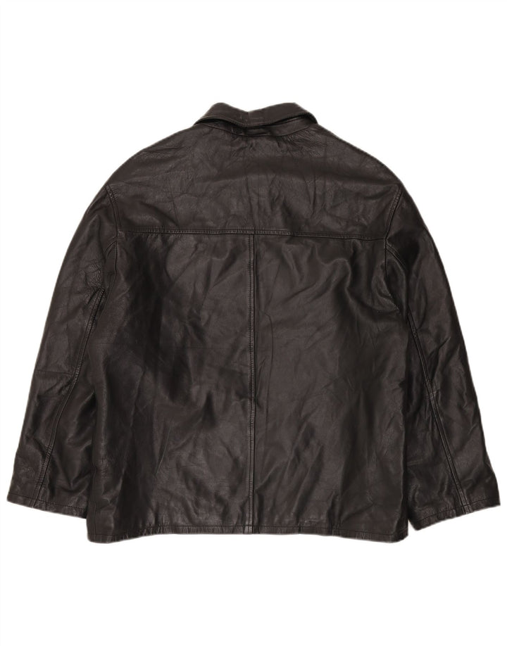 CONBIPEL Chaqueta de cuero Free Heron para hombre IT 50 Cuero negro grande