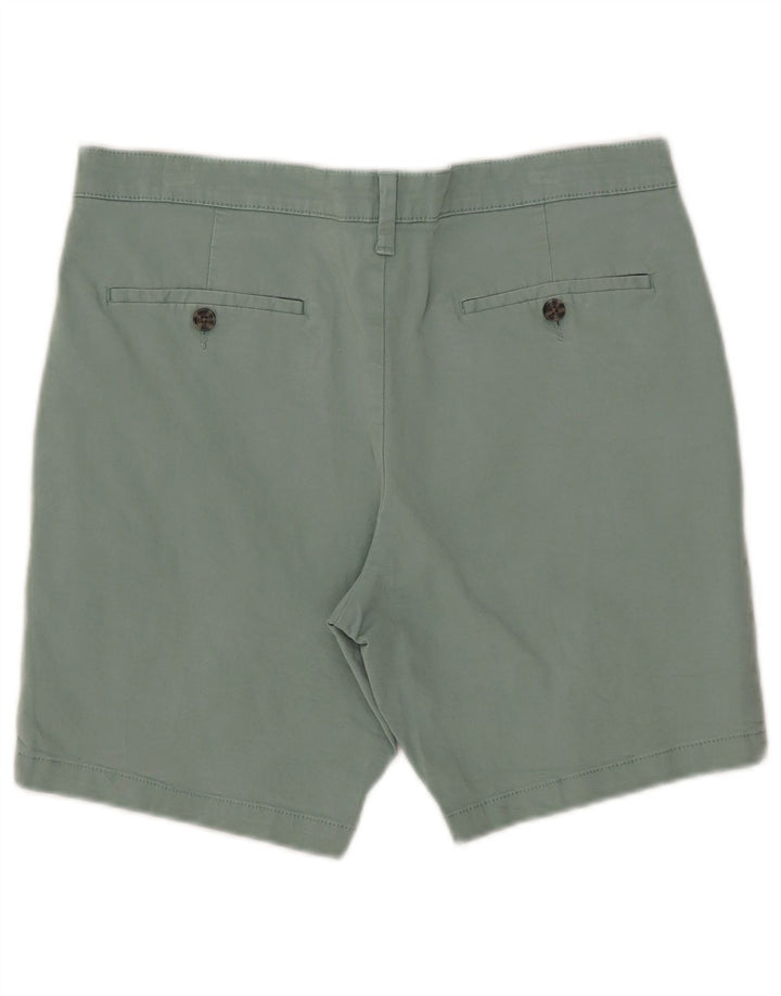 Marks & Spencer Pantalones cortos chinos para hombre W34 Algodón verde grande