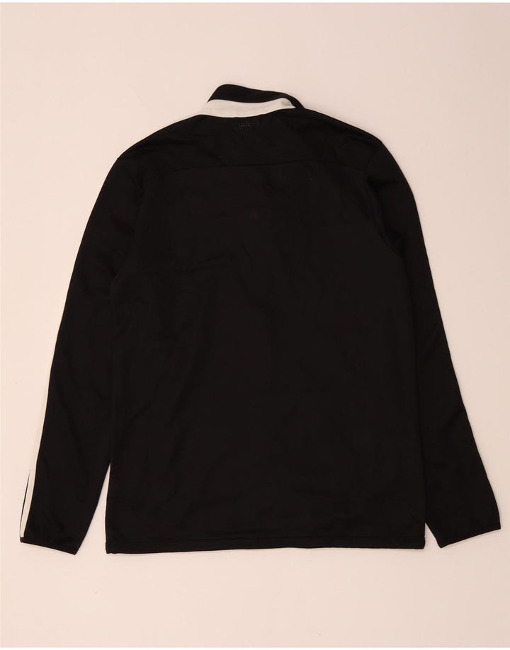 Adidas Mens Graphic Chándal Top Chaqueta Pequeña Poliéster Negro