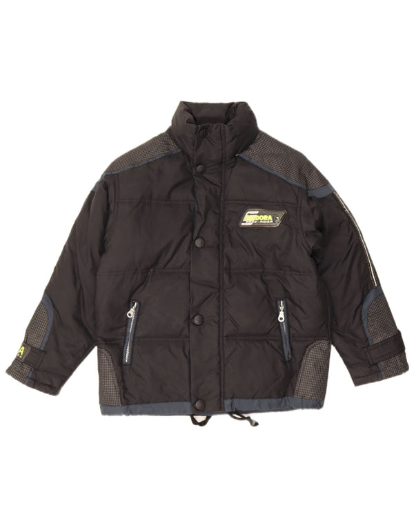 Diadora Chaqueta de esquí para hombre ES 38 Medium Black Colourblock Poliamida