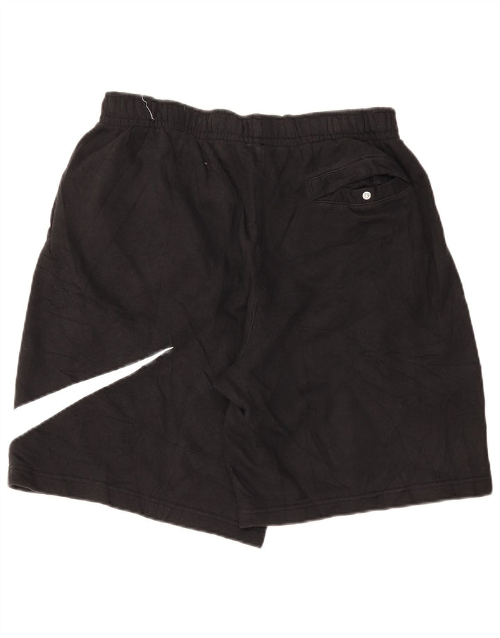 Nike - Pantalones cortos deportivos con gráficos para hombre, talla grande, algodón negro