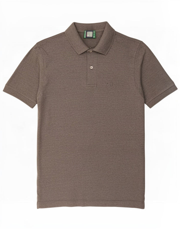 Sergio Tacchini Polo Hombre IT 50 Algodón Gris Medio