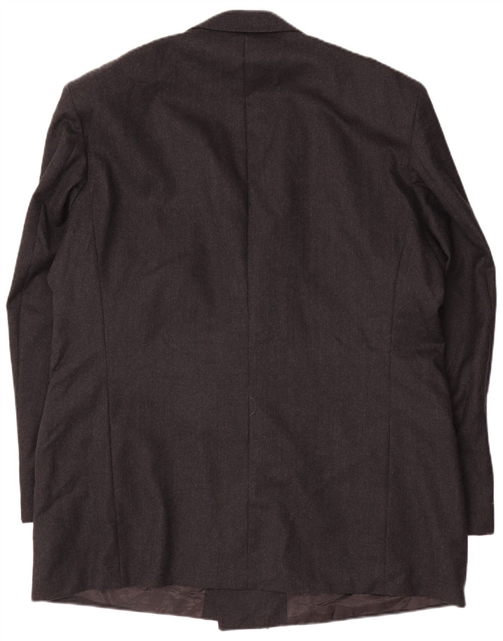 Marks & Spencer Chaqueta tipo blazer con doble botonadura para hombre UK 44 XL Gris Lana virgen