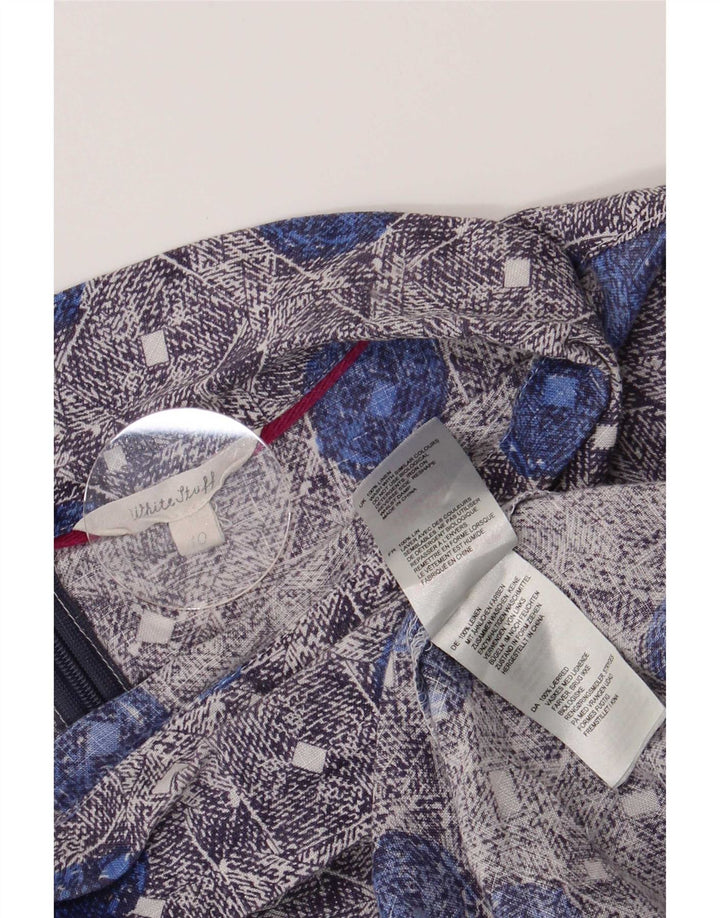 Blusa para mujer de White Stuff UK 40 Small Blue Floral Linen