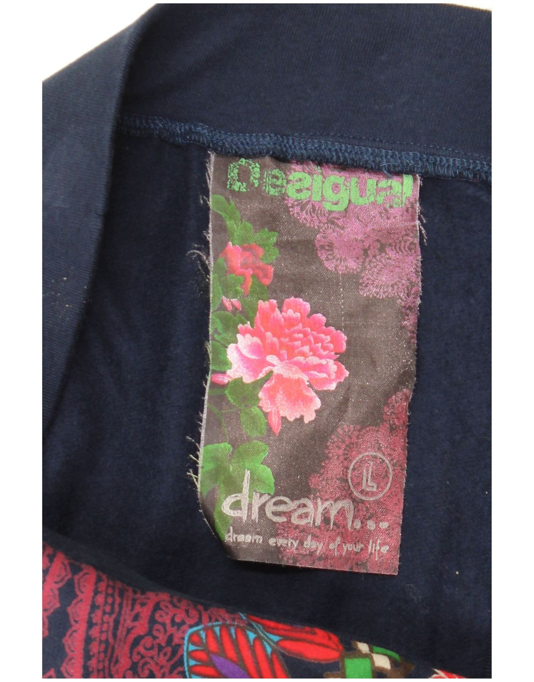Desigual Minifalda gráfica para mujer Grande W32 Algodón geométrico multicolor
