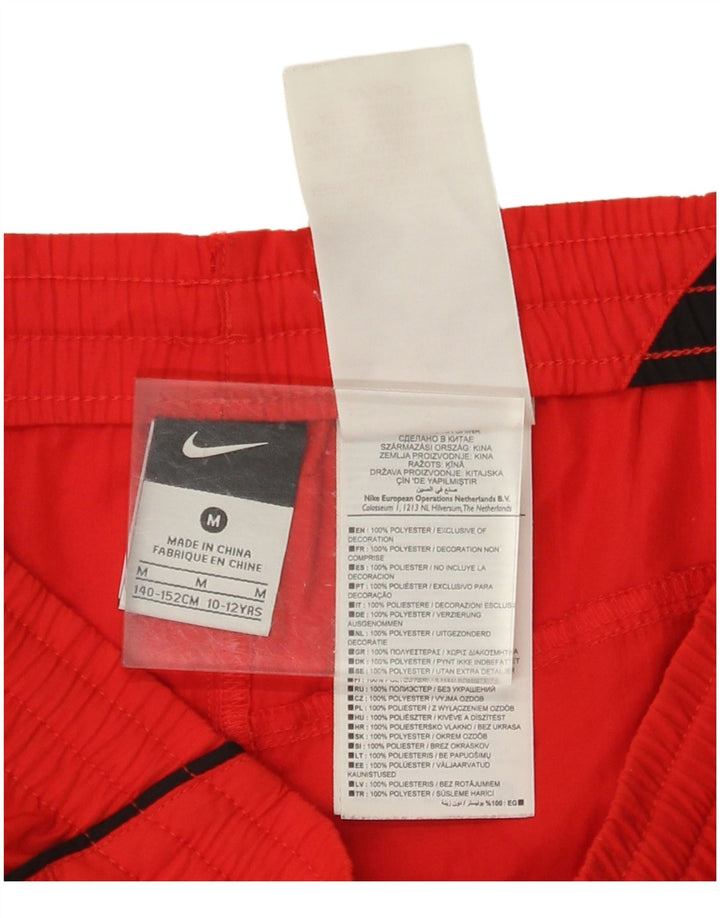 NIKE Pantalones cortos deportivos para niño 10-11 años Mediano Rojo Poliéster