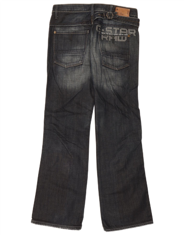 Vaqueros Bootcut De Mujer G-Star W25 L29 Algodón Color Block Azul Marino
