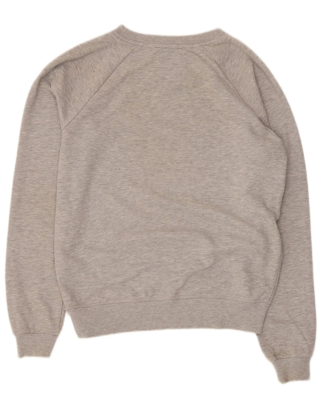 Superdry Mujer Sudadera Gráfica Jumper UK 10 Small Gris Moteado