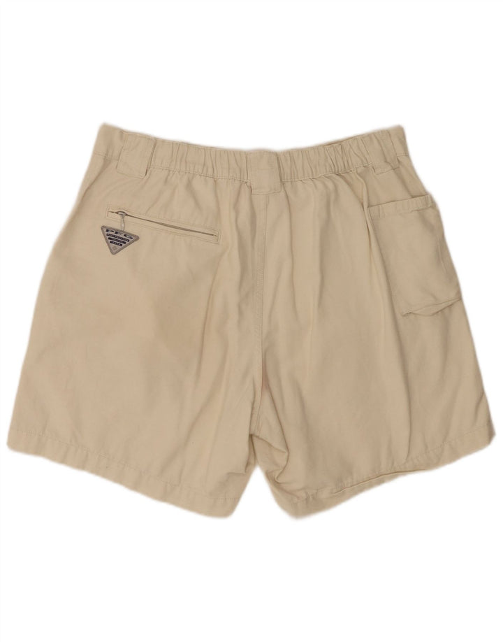 Pantalones cortos cargo Columbia para hombre medianos W32 algodón beige