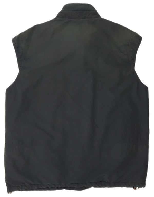 Loro Piana Chaleco para hombre UK 42 XL Lana virgen negra