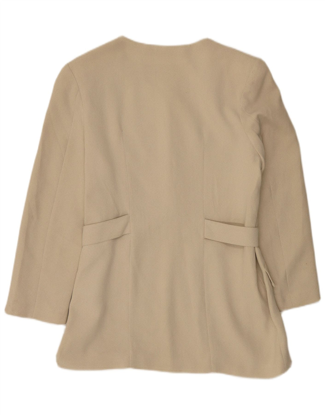 Chaqueta blazer gráfica vintage para mujer IT 42 Estampado animal beige medio