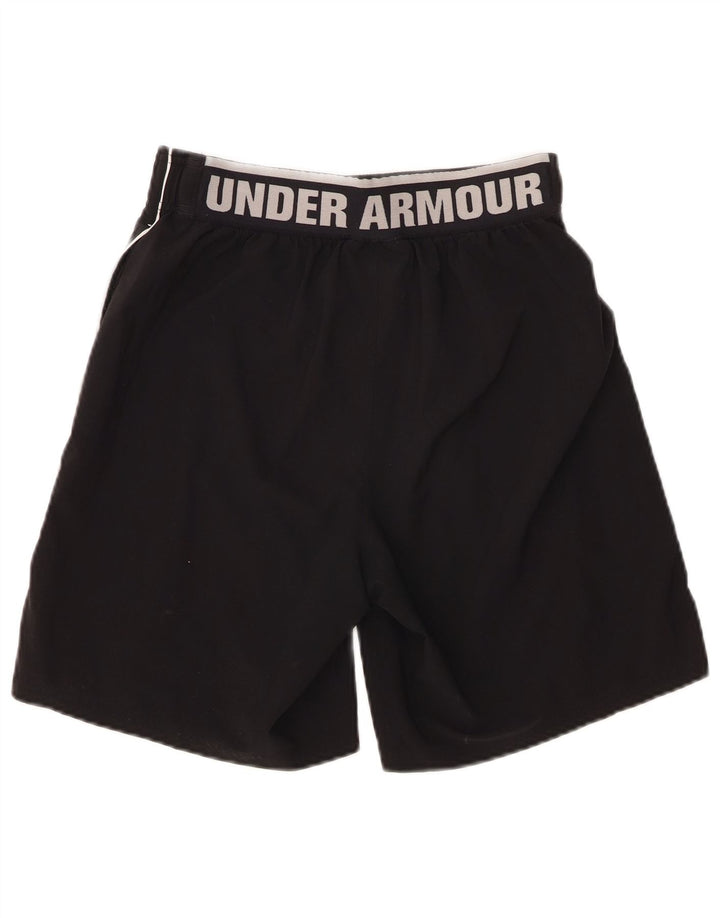 UNDER ARMOUR Pantalones cortos deportivos gráficos para hombre Poliéster negro mediano