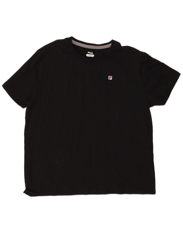 Fila Camiseta Hombre Top 3XL Algodón Negro