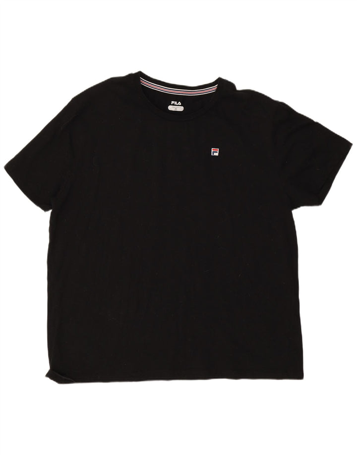 Fila Camiseta Hombre Top 3XL Algodón Negro